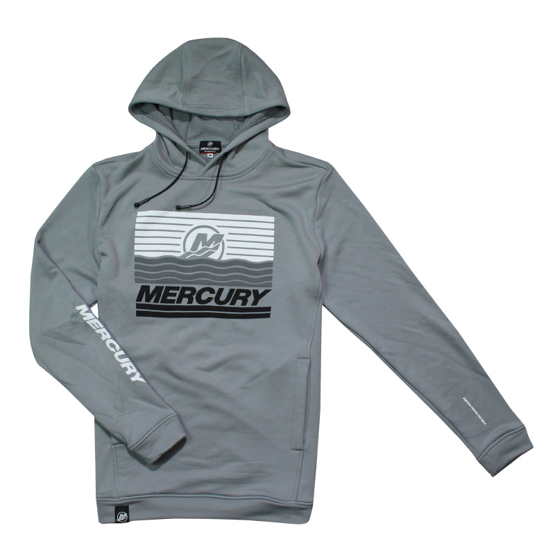 Mercury Performance Hooded Sweatshirt - Cool Grey