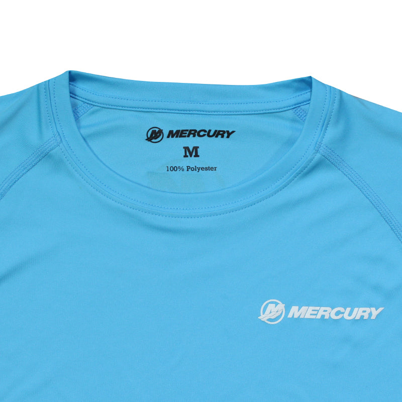 Mercury LS Fortune Performance Crew Tee - Atomic Blue