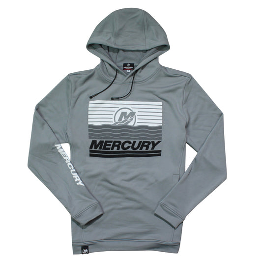 Mercury Performance Hooded Sweatshirt - Cool Grey