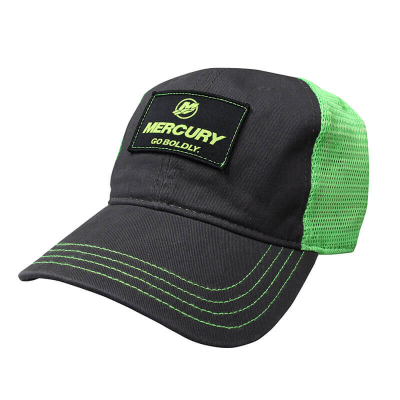 Mercury Fosston Cap - Charcoal / Neon Green