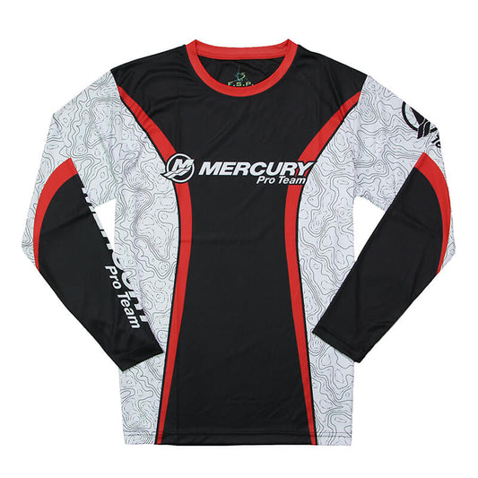 High Tide LS Jersey - Black | Red | White - CLEARANCE