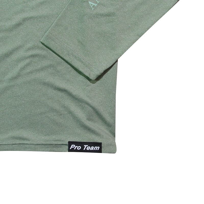 AFTCO LS Samurai Hooded Tee - Olive Heather - CLEARANCE