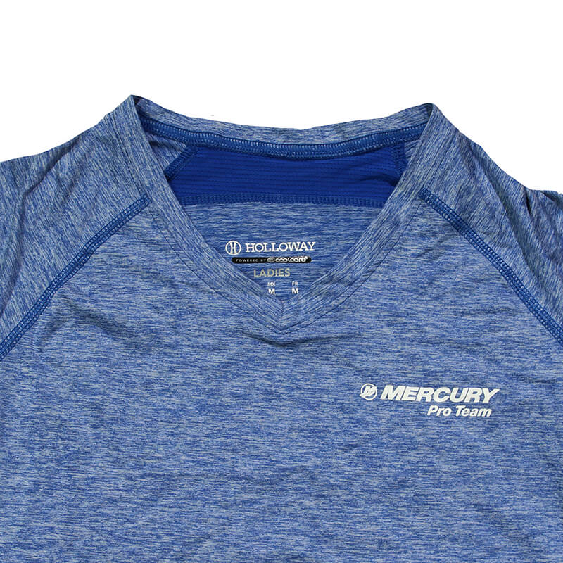 Women's Coolcore LS Tee - Royal Heather - CLEARANCE