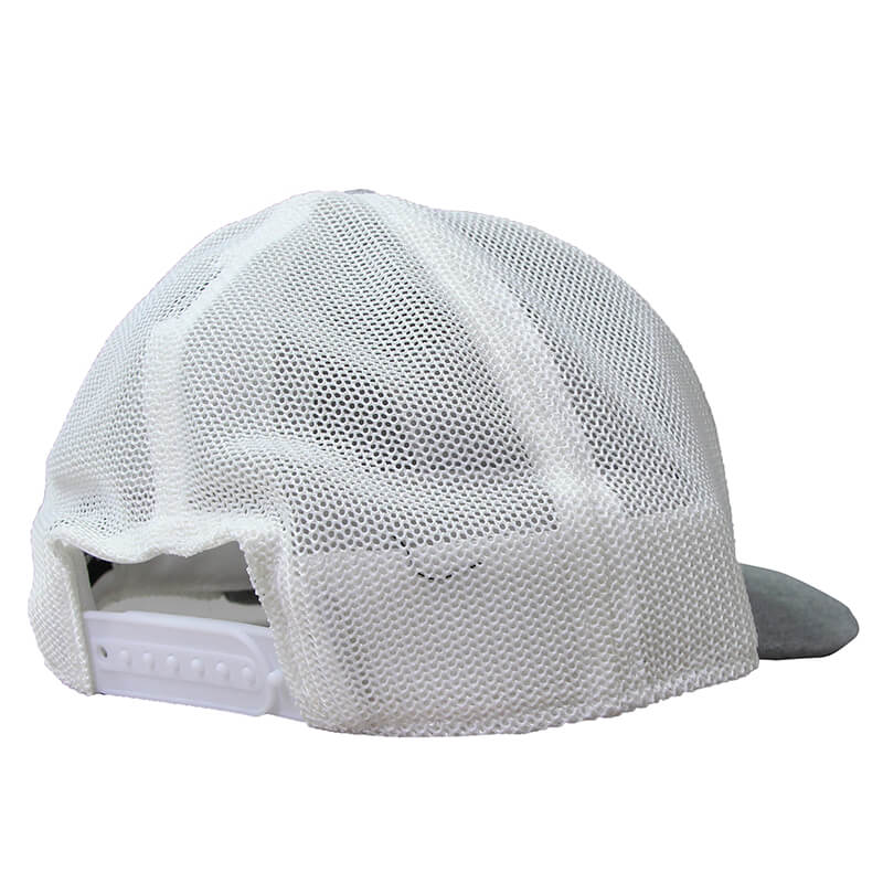 Journey Cap - Grey Heather / White - CLEARANCE